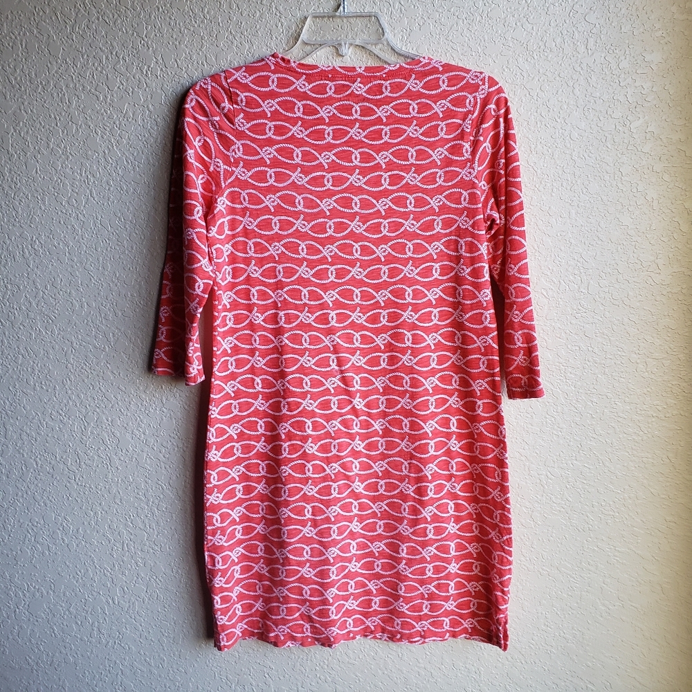 Vineyard Vines Rope Print Knit Dress Size Small - Picture 5 of 9